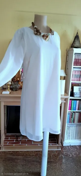 Abito in gasa bianco Atmosphere taglia unica