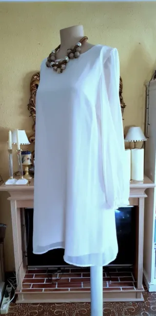 Abito in gasa bianco Atmosphere taglia unica