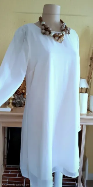 Abito in gasa bianco Atmosphere taglia unica