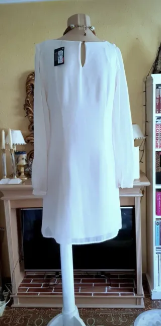 Abito in gasa bianco Atmosphere taglia unica