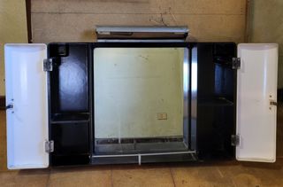 Specchio bagno bachelite anni '60