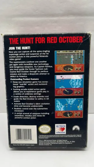 The Hunt for Red October NES Nintendo