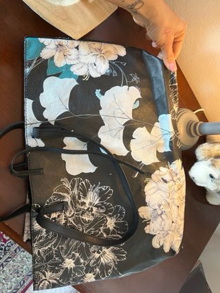 Borsa Desigual con Pochette Floreale