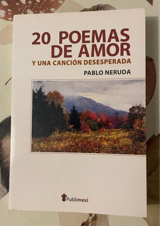Libro 20 Poemas de Amor y una canción desesperada