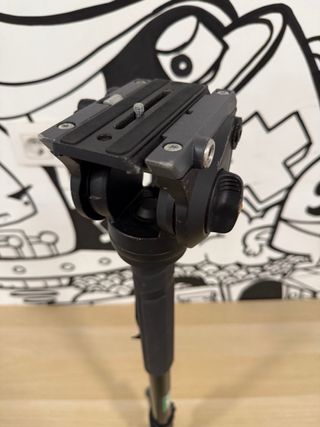 Monopie Manfrotto con rótula de vídeo