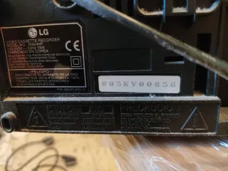 Reproductor VHS LG W904NP
