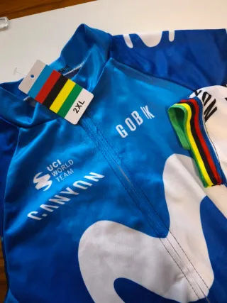 Conjunto Ciclismo Movistar Niño Talla 2XL