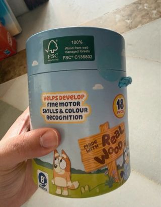 Juego memoria madera Bluey - 18 piezas (educativo)