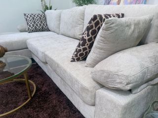 Sofá chaise longue moderno 260x135 cm