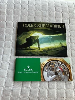 Caja Rolex Servicio Vintage + Accesorios