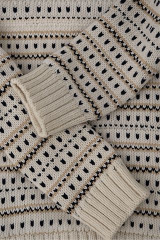 Jersey Zara Talla M Beige y Marrón