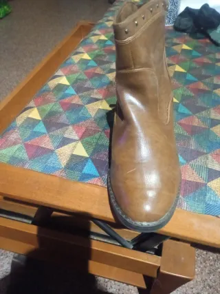 Botines marrones con tacón