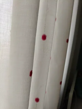 Cortinas para dormitorio juvenil rosas y blancas