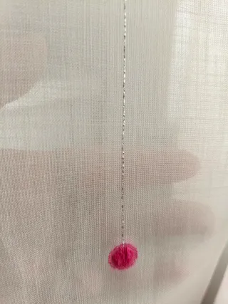 Cortinas para dormitorio juvenil rosas y blancas