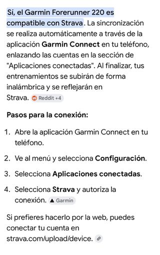 Reloj Garmin Forerunner 220