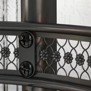 Estantería para plantas 4 niveles metal y madera