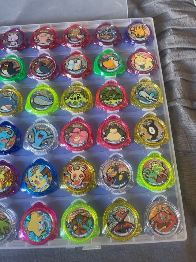 Colección Tazos Pokémon 2005 Panini completa kraks