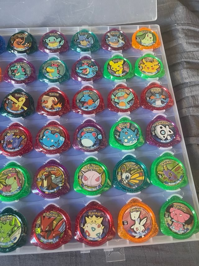 Colección Tazos Pokémon 2005 Panini completa kraks
