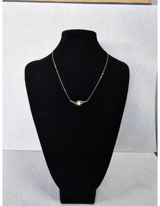 COLLAR ORO 18KT CON 1 PERLA 3.4GR