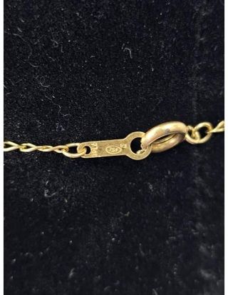 COLLAR ORO 18KT CON 1 PERLA 3.4GR