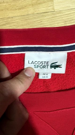 Sudadera Lacoste Roja