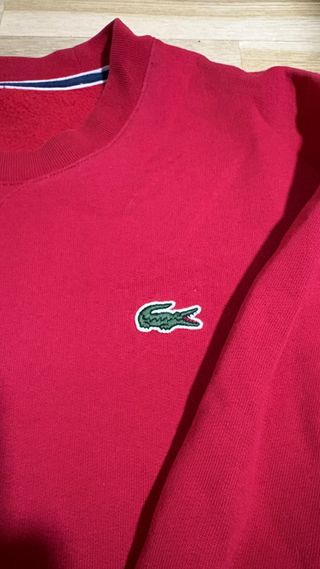 Sudadera Lacoste Roja