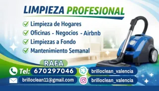Servicios de limpieza profesional en valencia
