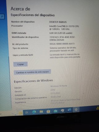 Portátil Asus X552CL Negro