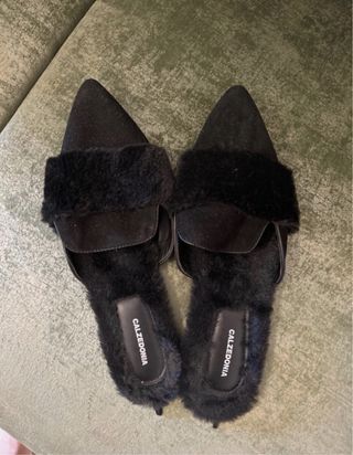 Ciabatte eleganti Calzedonia con pelo