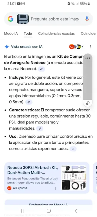 Kit Aerografo Nedeco 30 PSI