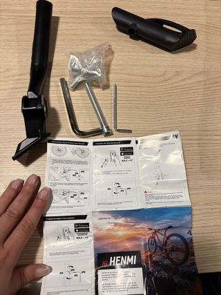 Pata de cabra para bicicleta