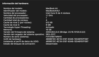 MacBook Air 13 2020 i5