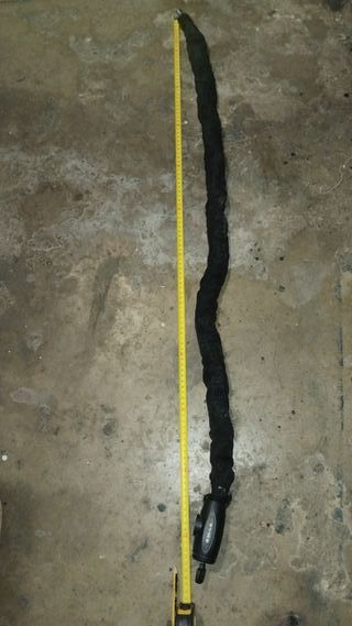 Candado Antirrobo Moto Cadena Global Lock Negro