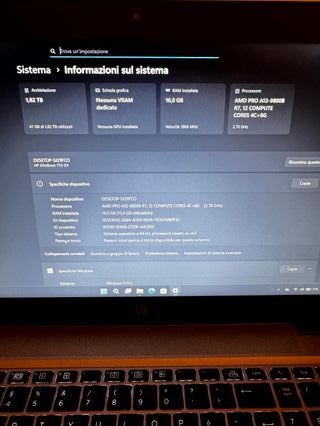 HP EliteBook 16GB RAM 2TB SSD+HDD Win 11