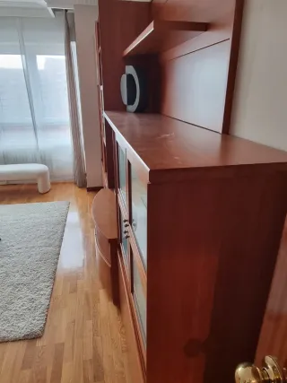 Mueble de salón modular cerezo