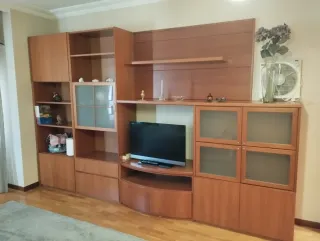 Mueble de salón modular cerezo