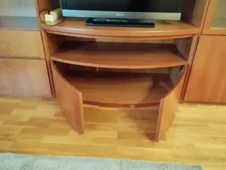 Mueble de salón modular cerezo