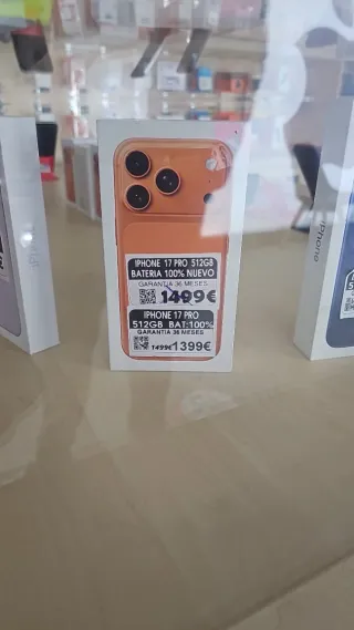 iPhone 17 Pro 512GB Naranja