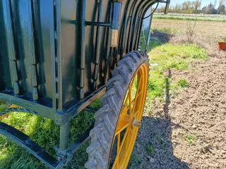 Charret de caballo verde y amarillo