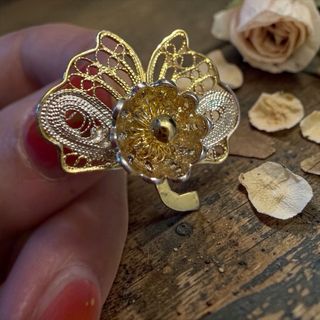 Orecchini Argento 925 Filigrana Vintage