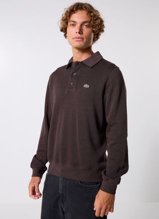 Sudadera Polo Lacoste Marrón Talla M