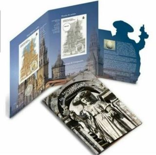 Moneda 2 euros España 2018 Santiago de Compostela