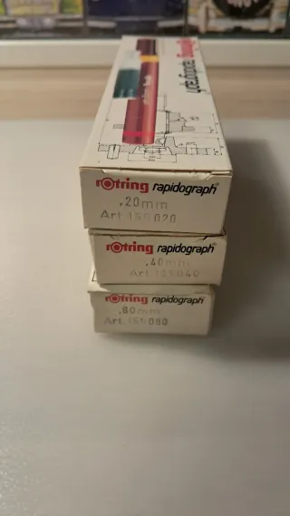 Rotring Rapidograph - Set di ricambio e accessori per penne stilografiche