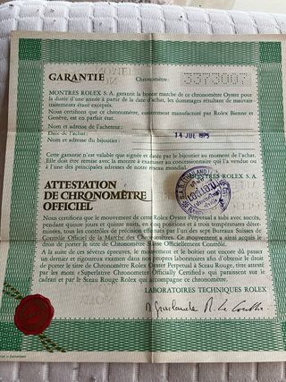 Porta documentos Rolex piel rojo vintage