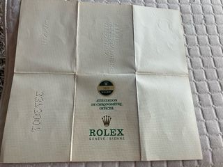Porta documentos Rolex piel rojo vintage