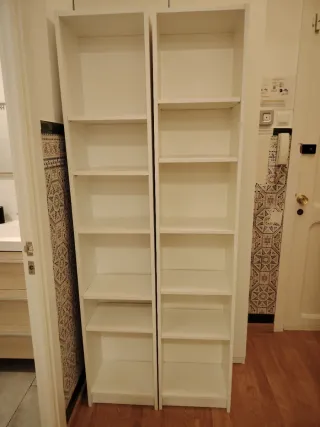 2 Estanterías Blancas Ikea