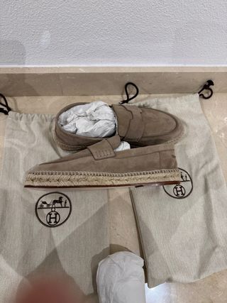 Zapatillas Hermès Beige/Marrón