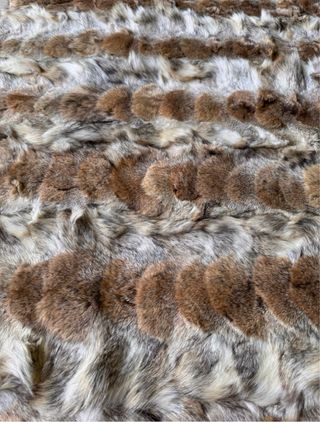 Wow! Tappeto / Coperta in vera pelle di coyote new