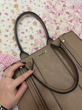 Bolso Tous Beige y Dorado