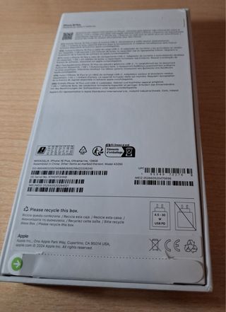 iPhone 16 Plus Azul 128GB